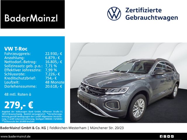 Volkswagen T-Roc 1.0 TSI  Life LED Carplay Virtual Alu SHZ