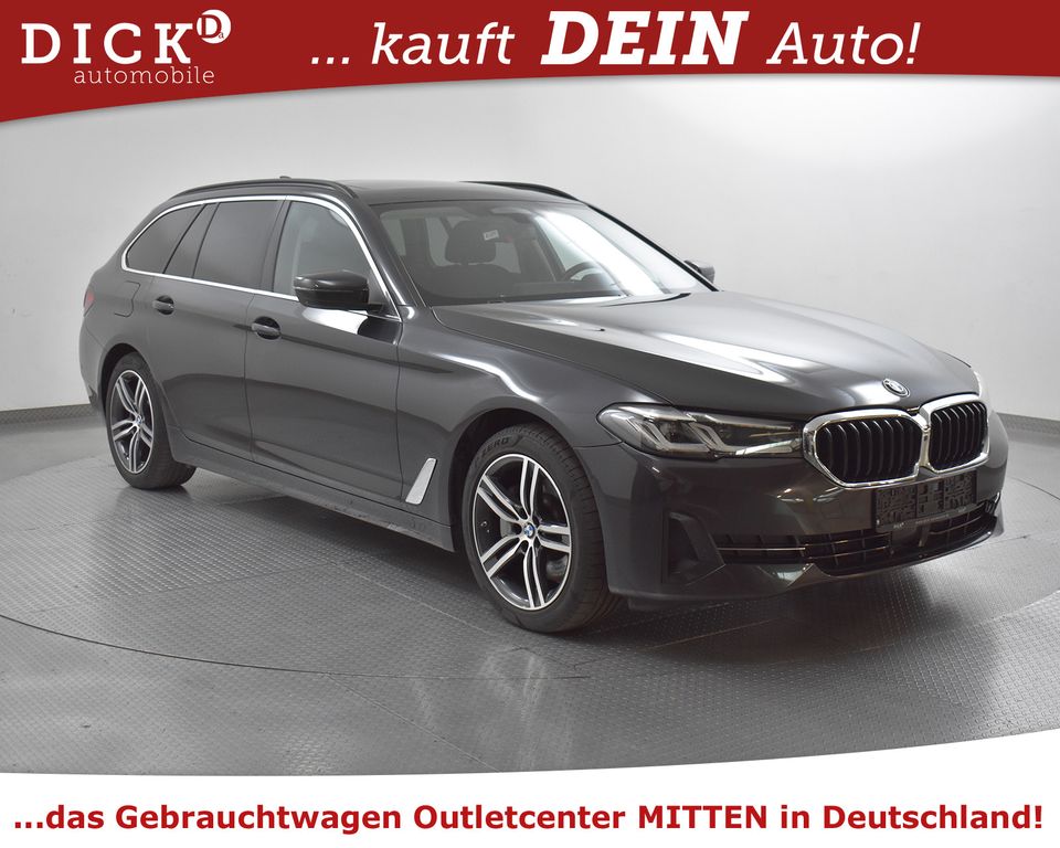 BMW 530 i T Sport Aut PANO+MEMO+360+LED+NAVI PLUS+18" - 2020