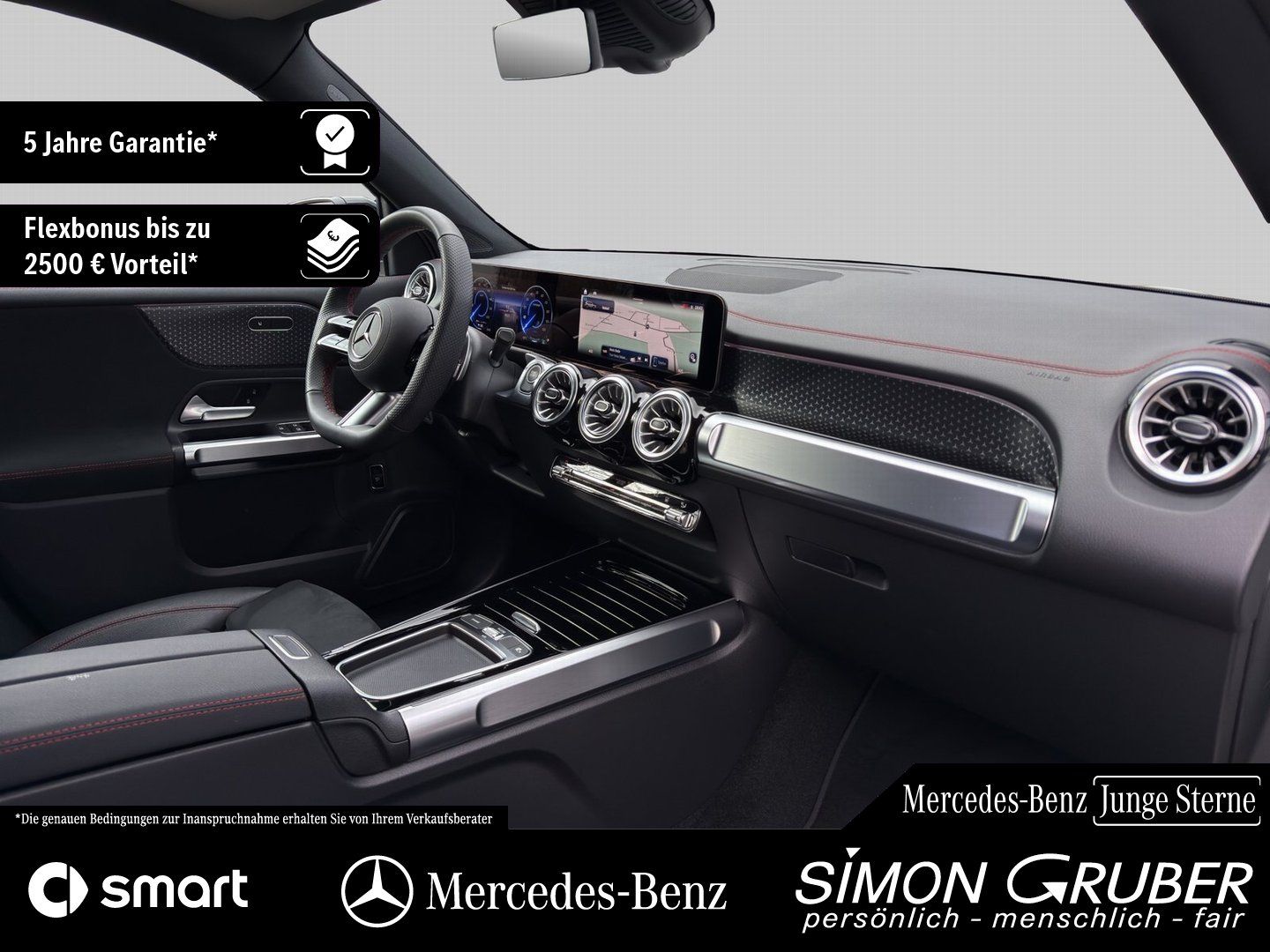 Fahrzeugabbildung Mercedes-Benz EQB 300 4M AMG Night 360 Winter 7Sitze Model 25