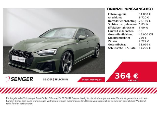 Audi A5 Sportback S line 40 TDI S tronic MMI LED AHK