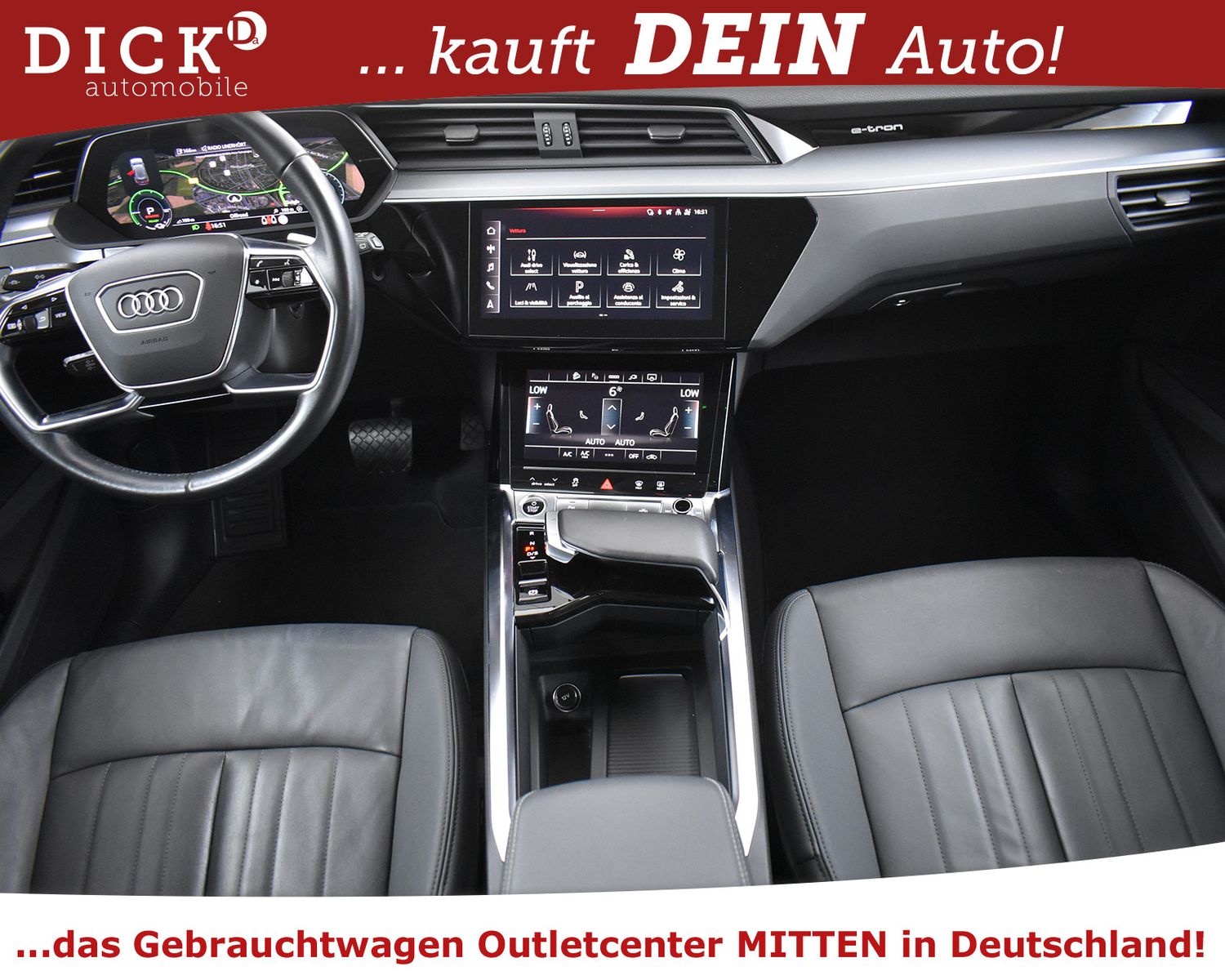 AUDI e-tron 55 Quat Advan LEDER+MATR+NAVI+SHZ+KAM+ACC - Image 8