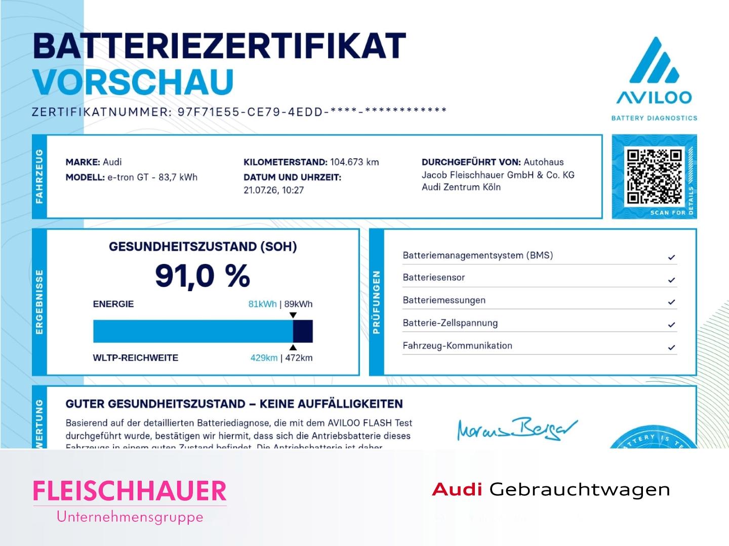 Audi e-tron GT quattro 350 MATRIX+360+PANO+ACC+NAVI+B