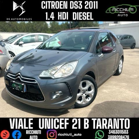 DS Automobiles CITROEN DS3 1.4 HDI DIESEL 2011 OK NEOPATENTATI