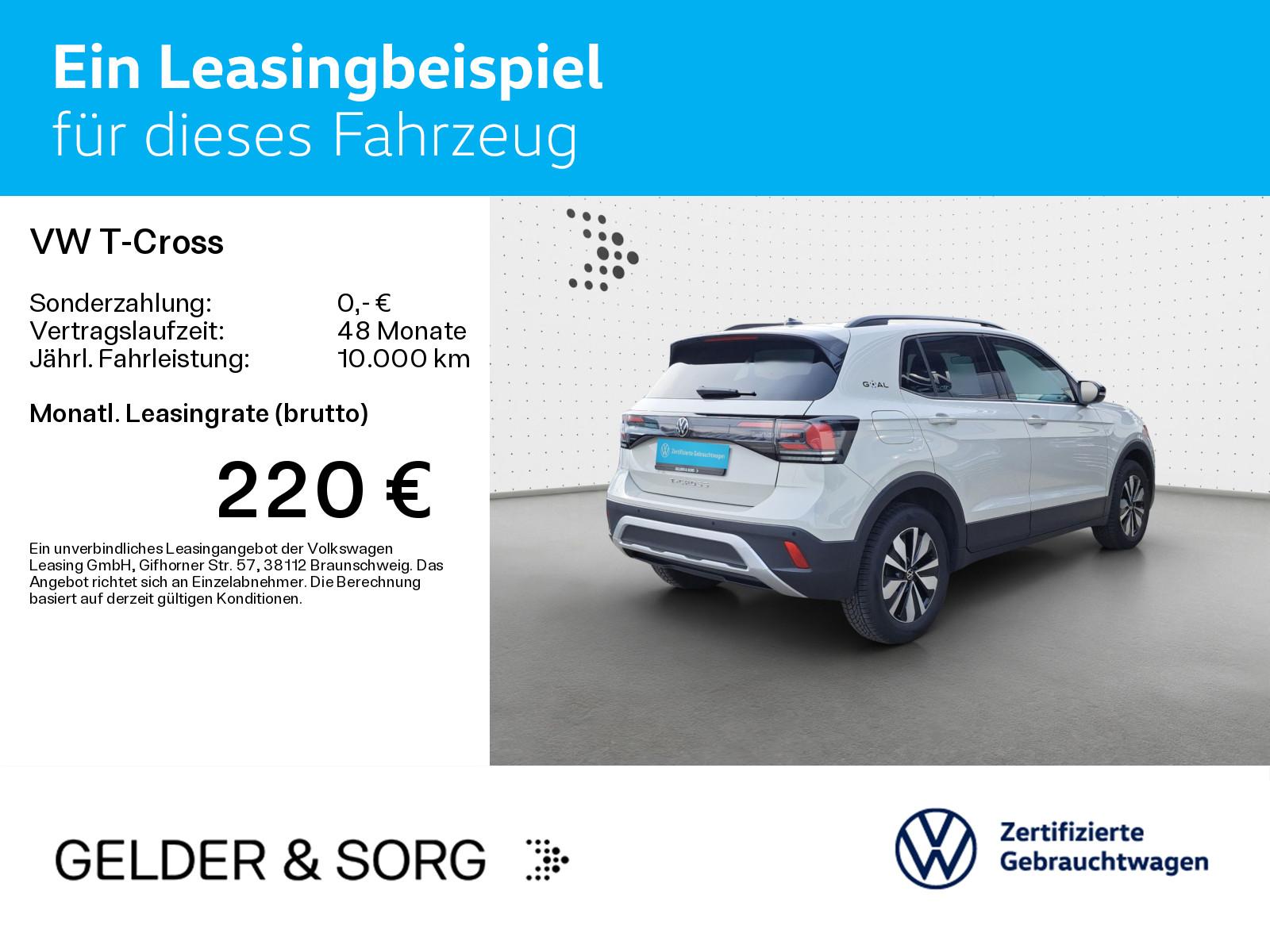 Volkswagen T-Cross 1.0 TSI Goal LED*ACC*Digital*'Navi