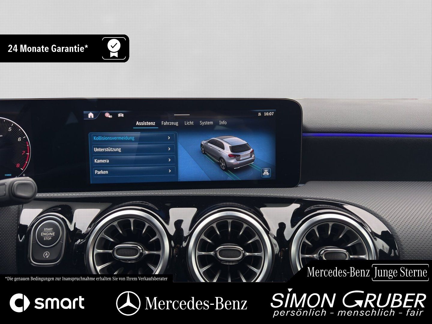 Fahrzeugabbildung Mercedes-Benz A 200 AMG Line KeyGo MBeam Kamera Ambi Distronic