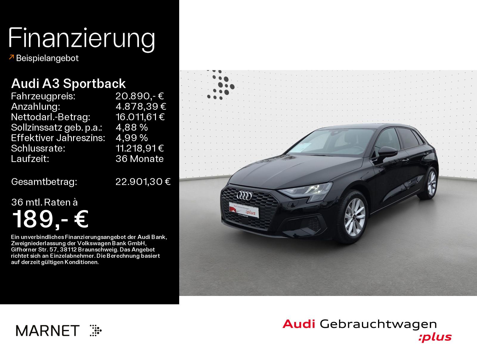 Audi A3 Sportback 30 TFSI*Navi*Alu*PDC*Virtual Cockpi