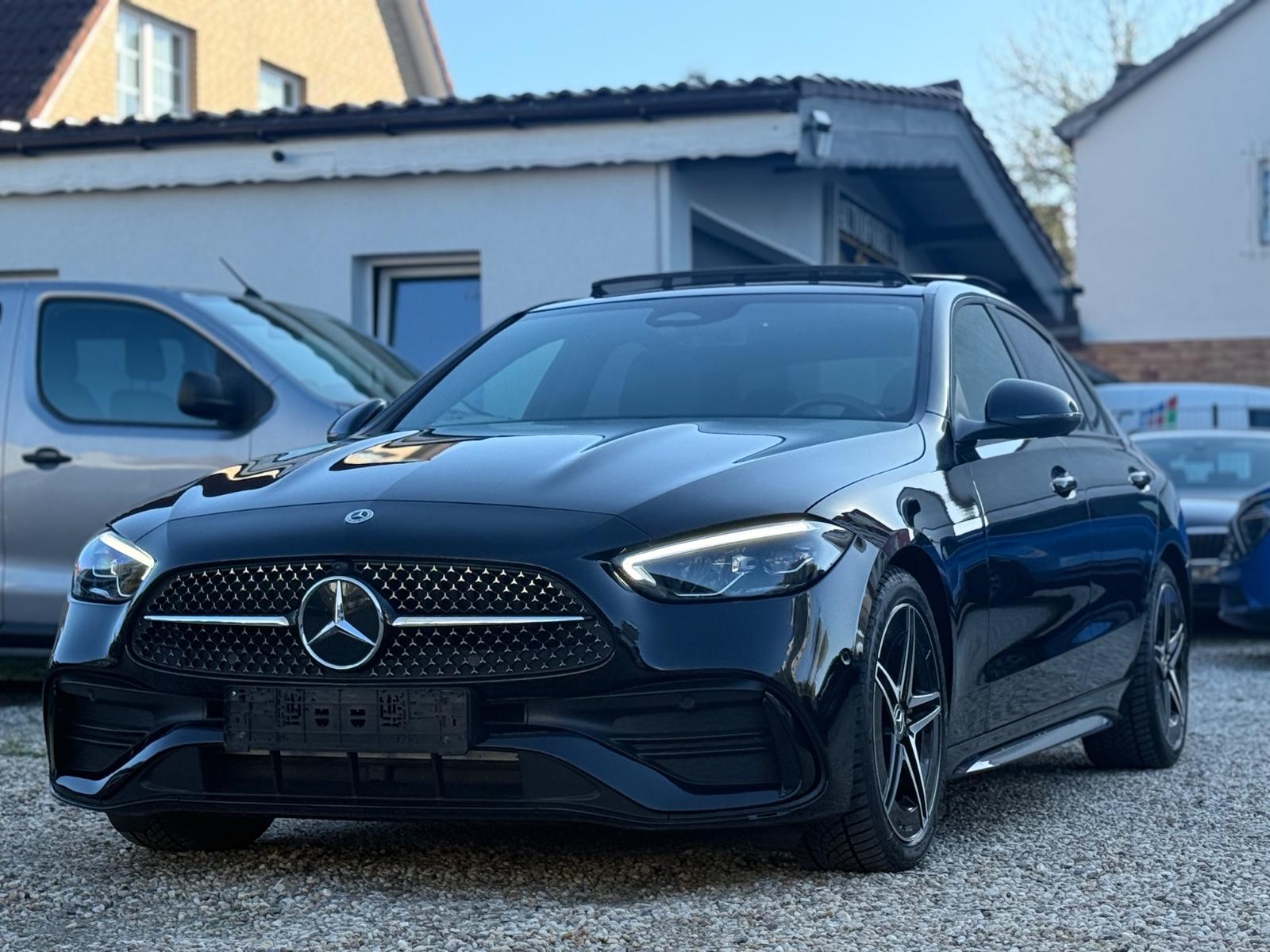 Mercedes-Benz C 180 AMG/PANO/KAMERA/LEDER/LED/T-WINKEL