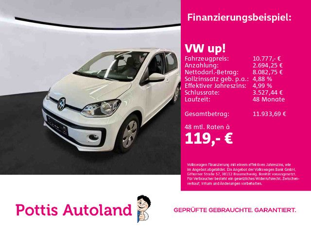 Volkswagen up! 1.0 MPI MOVE UP! SITZHZG KLIMA DAB+