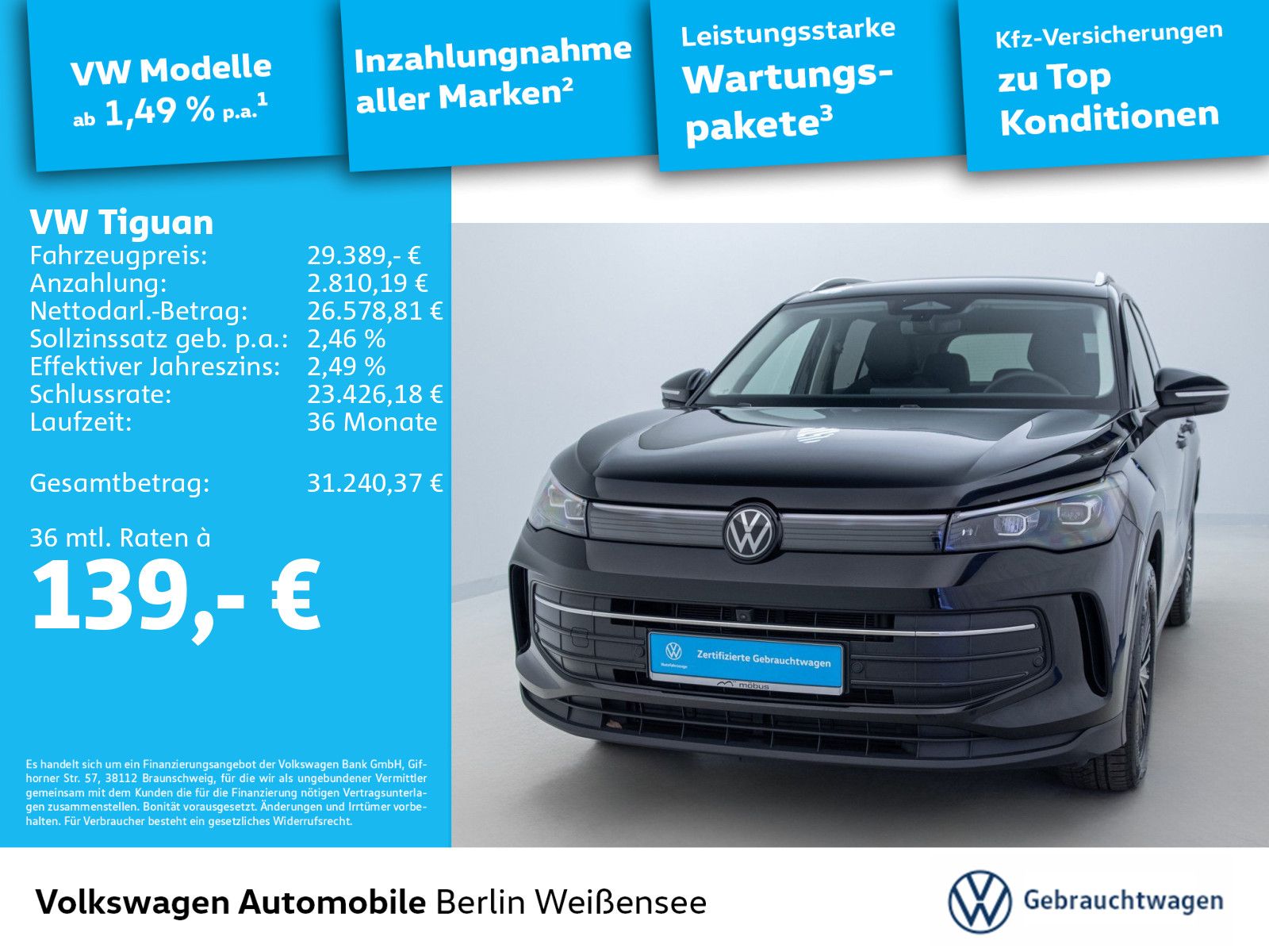 Volkswagen Tiguan 1.5 eTSI GOAL AB LED 360° NAVI foto 2