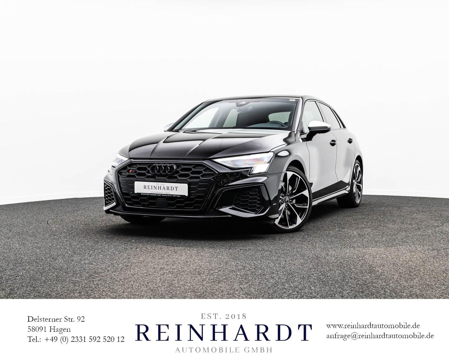 AUDI S3 SPORTBACK ALL-BLACK/18Z./MATRIX/ACC/CARPLAY