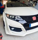 Honda Civic Type R GT 310+ downpipe custom exhaust  - Honda Civic: Sportwagen