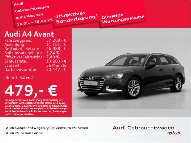 Audi A4 Avant 35 TFSI S tronic advanced ACC/Virtual+/