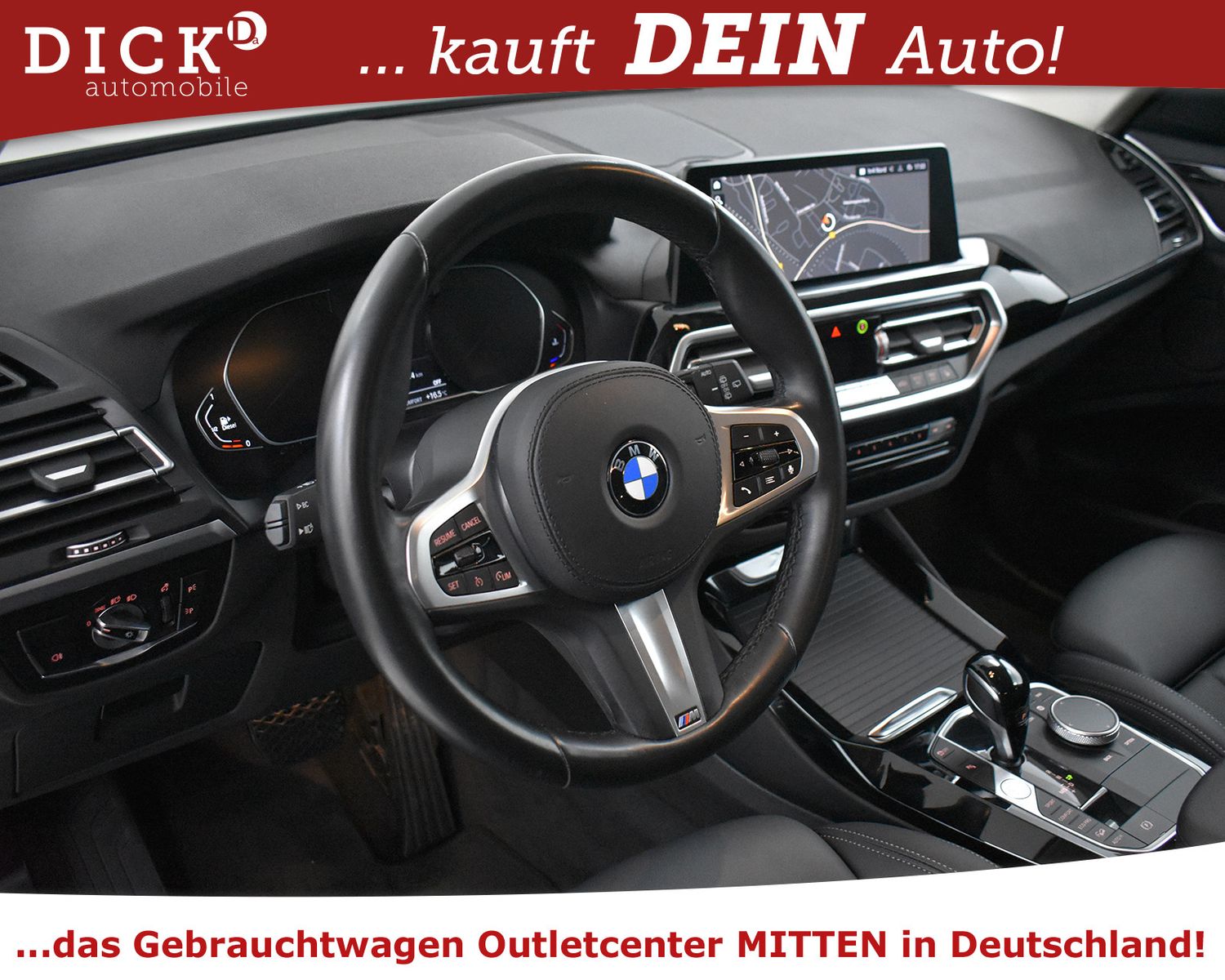 BMW X3 xDr 20d Aut Sport LEDER+PROF+AHK+KAM+SHZ+M19" - Image 10