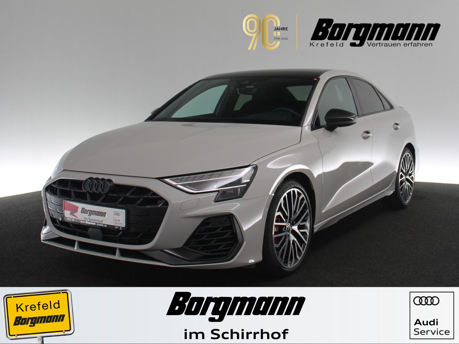 AUDI S3 Limousine Farbe Kreide Carbon Sport AGA PANO