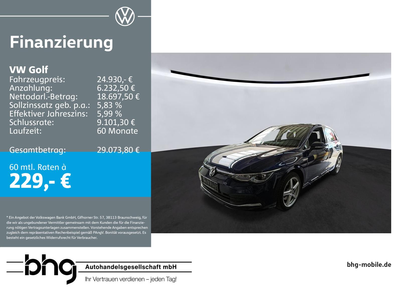 Volkswagen Golf Style 2,0 l TSI OPF 4MOTION