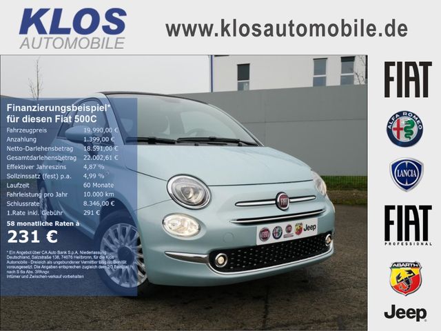 Fiat 500C 1.0 DOLCEVITA 70PS PDC APPLE CARPLAY KLIMAA