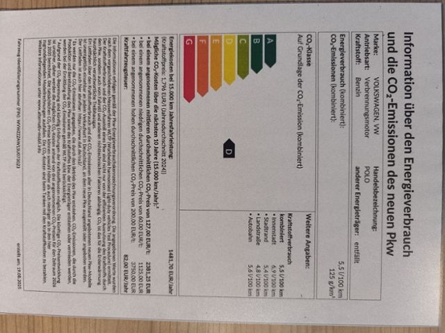 Fahrzeugabbildung Volkswagen Polo "Goal" 1.0 TSI OPF 70 kW (95 PS) 7-Gang-Dop