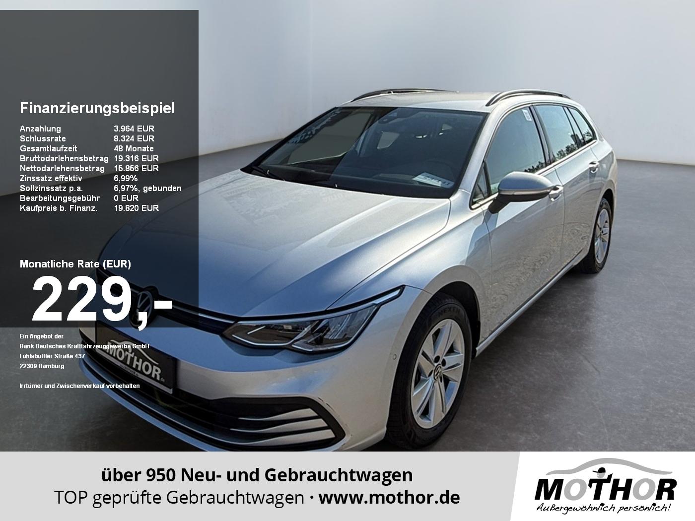 Volkswagen Golf VIII Variant Life 2.0 TDI Parklenkassistent