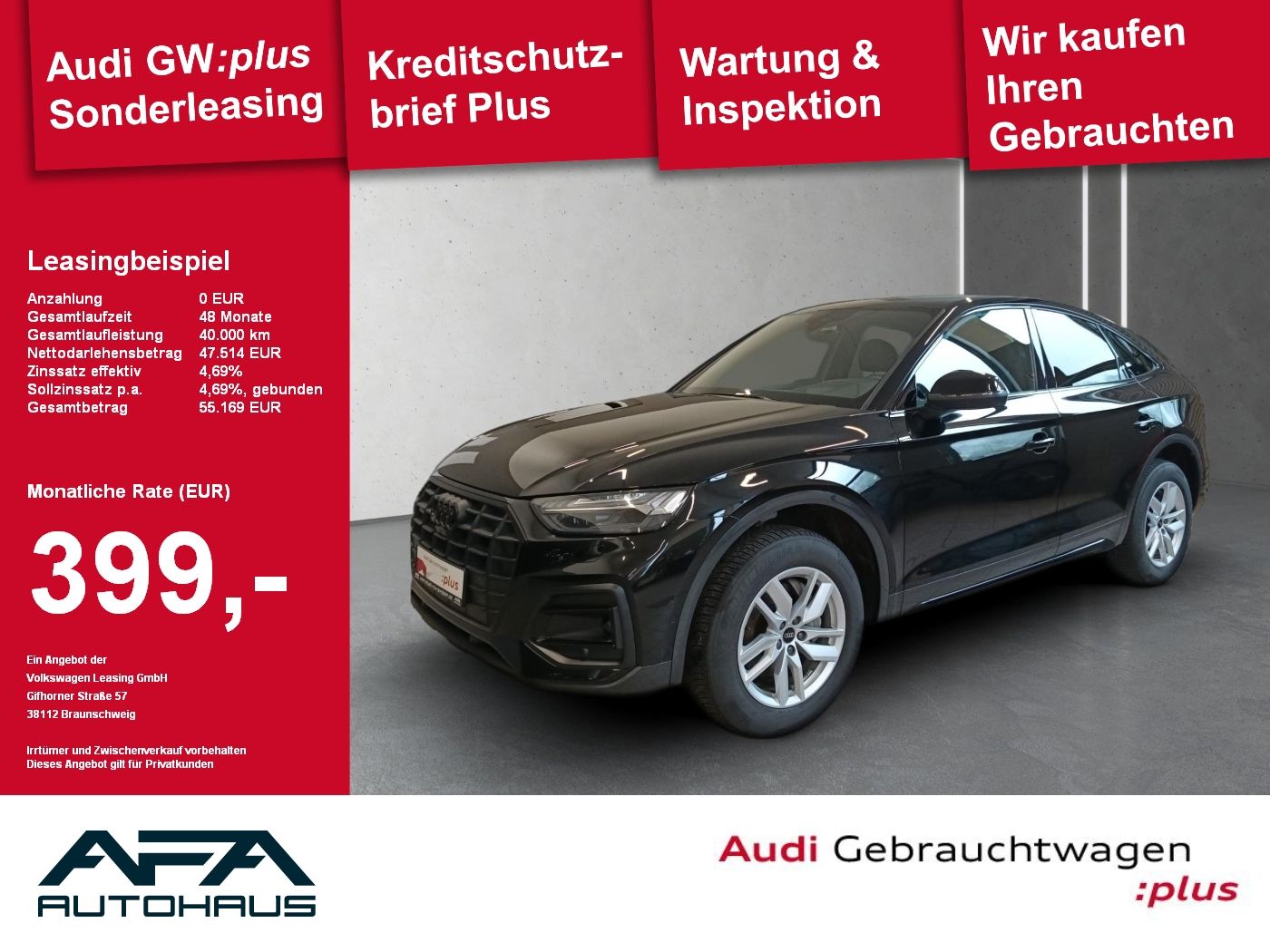 Audi Q5 Sportback 40 TDI quattro Pano*AHK*Matrix*360°