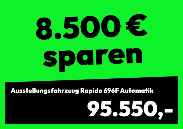 Rapido 696 F  Automatik  - jetzt 8.500 €uro sparen!