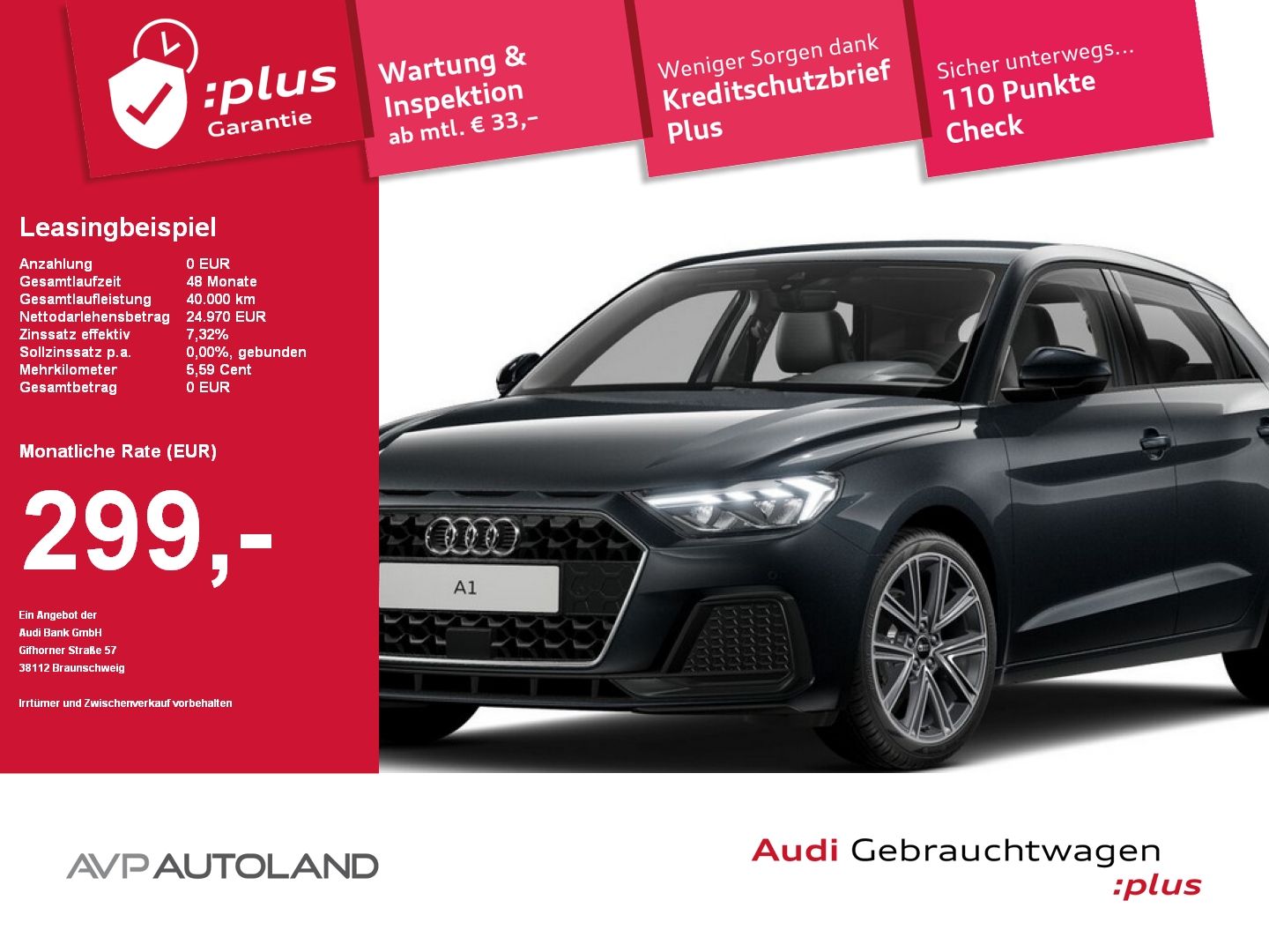 Audi A1 Sportback 25 TFSI S tronic advanced | LED |