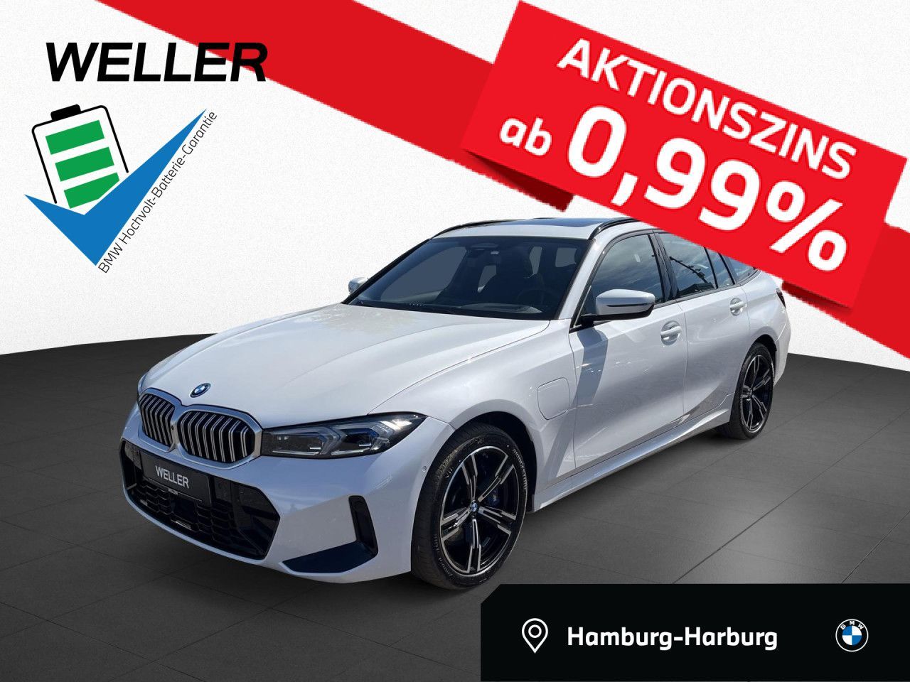 BMW 330e T M SPORT Pano,AHK,360°,Leas.o. Anz.414,-
