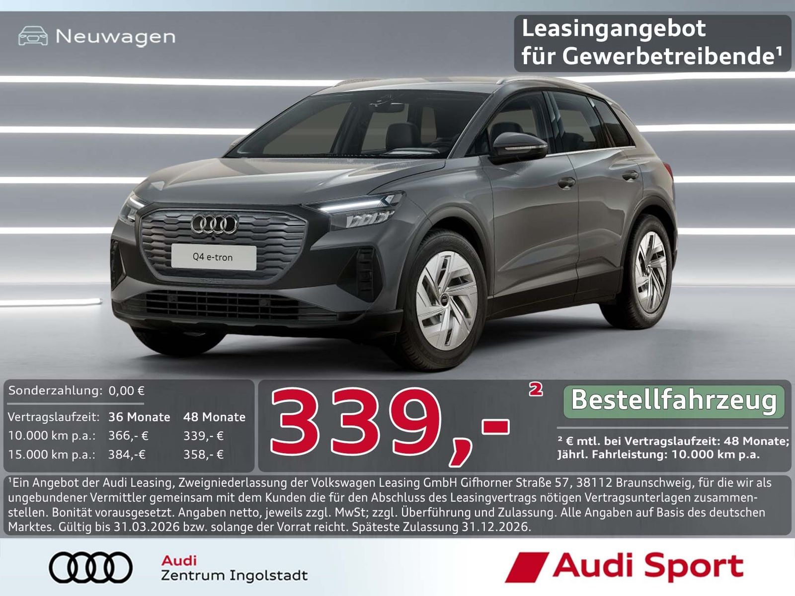 Audi Q4 e-tron 40 LED, NAVI UPE 46.150,-