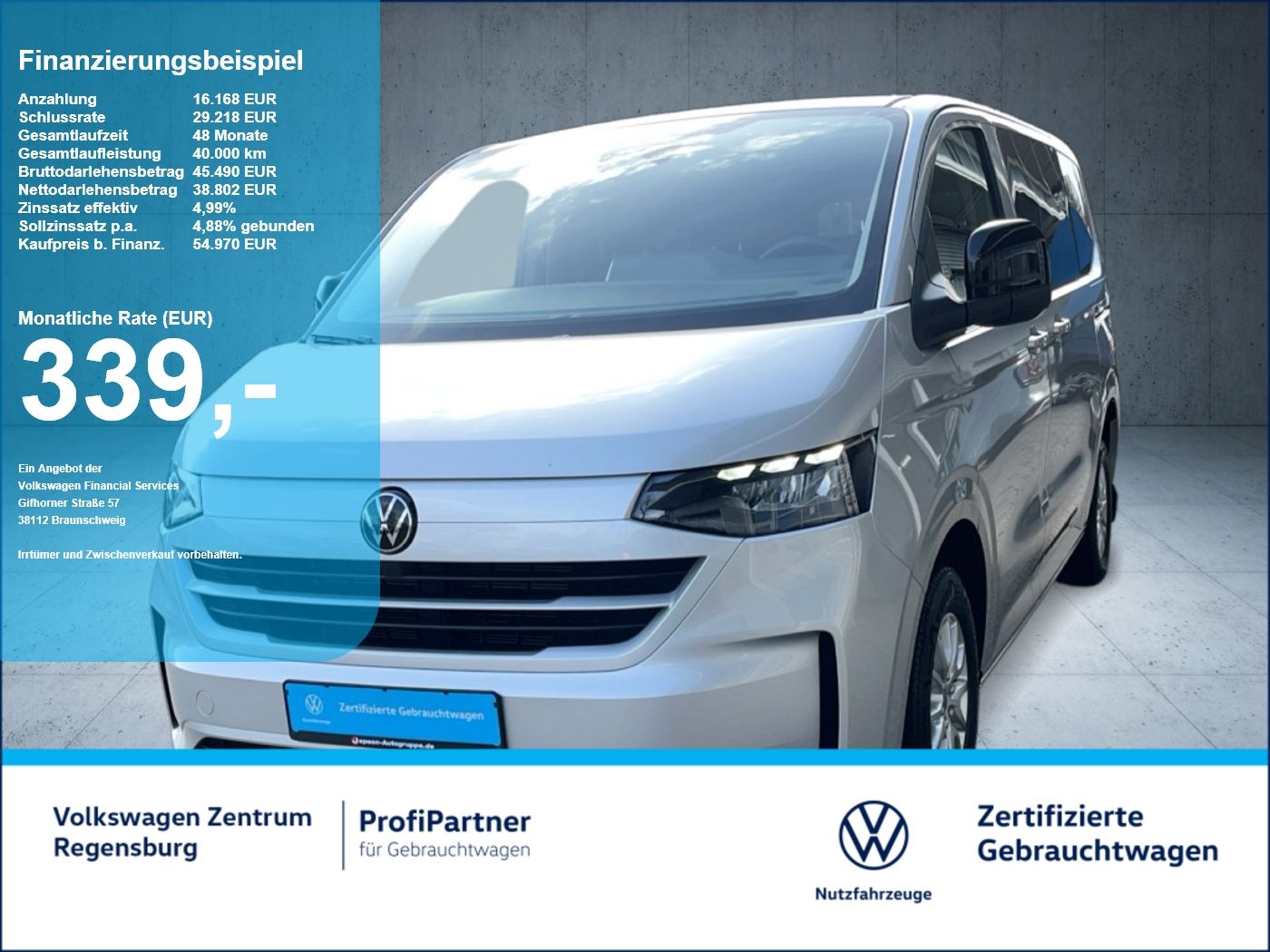 Volkswagen T7 Caravelle Life TDI 4Motion 9Sitze AHK R-KAMER