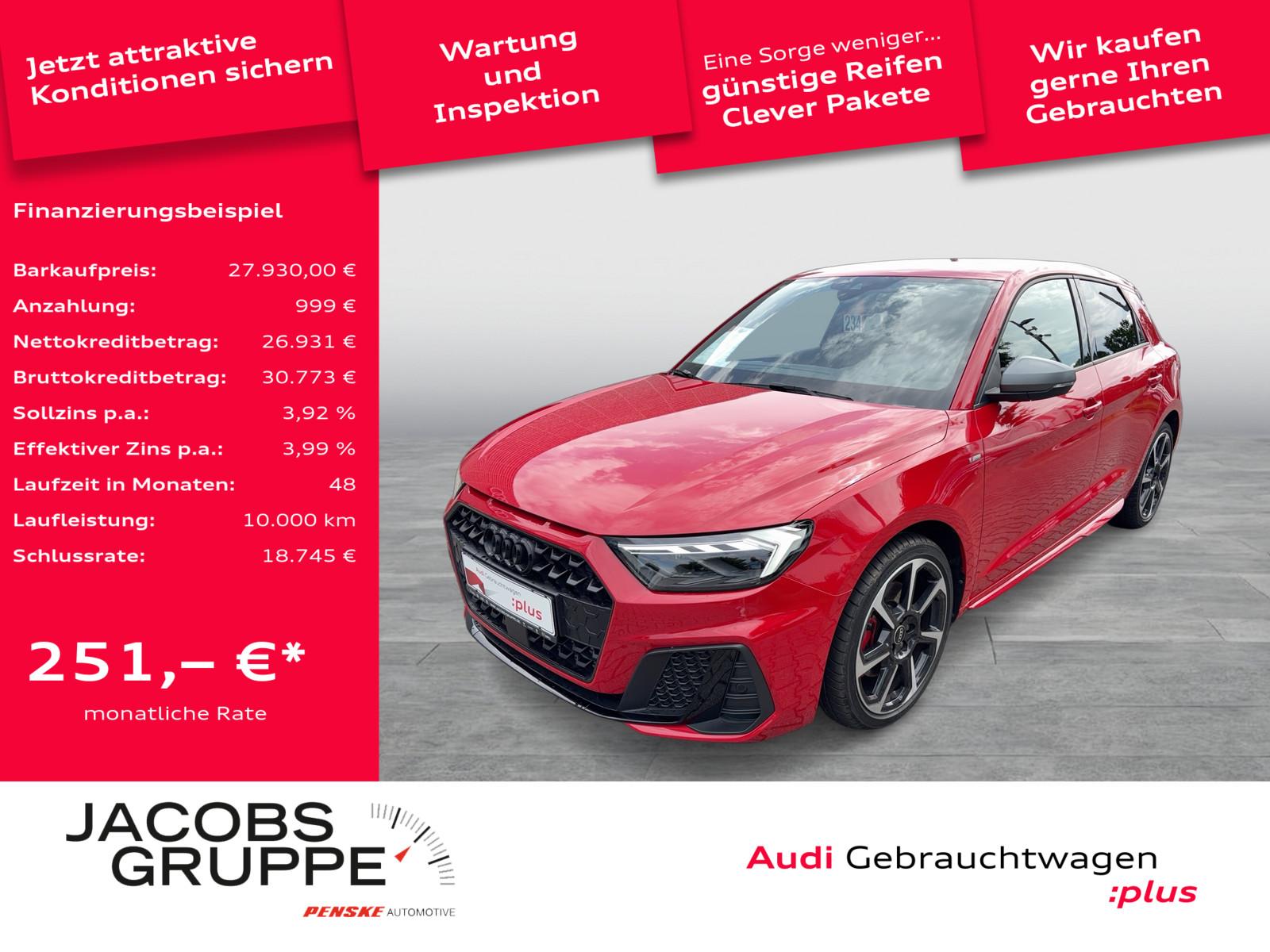 Audi A1 Sportback 40TFSI 2xS line/Black+/SONOS/ACC/Na