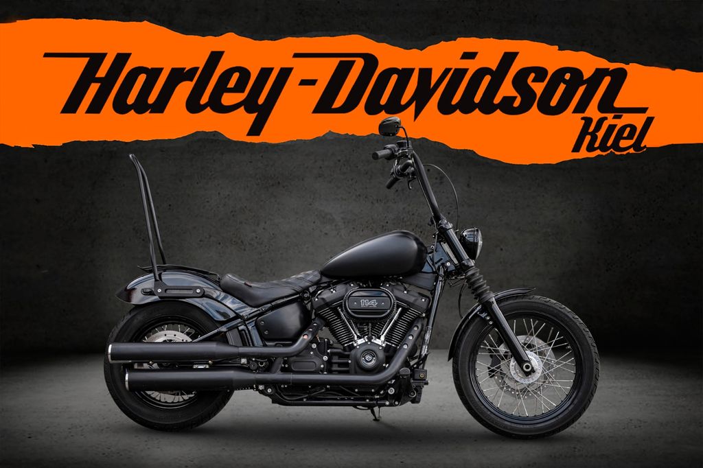 Harley-Davidson FXBBS STREET BOB SOFTAIL - SCHWARZ MATT- 1.HAND