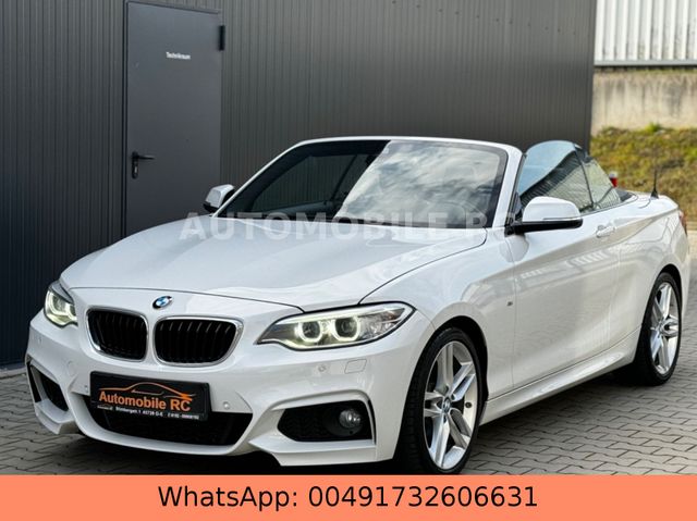 BMW 220d Cabrio*M-Sport-Paket*Aut.*Leder*Navi*Euro6*