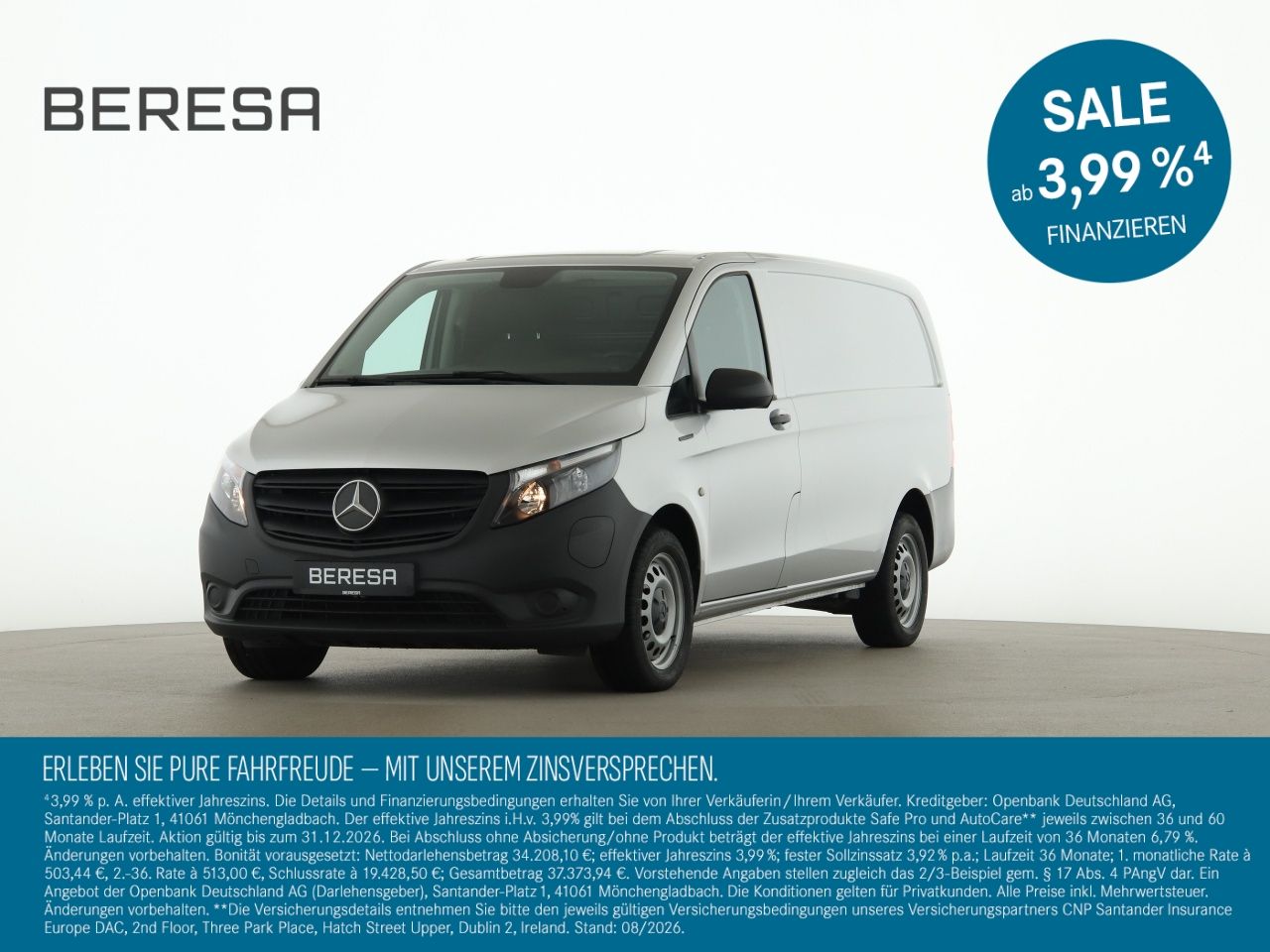 Mercedes-Benz eVito 112 Kasten Lang Navi Sitzhz