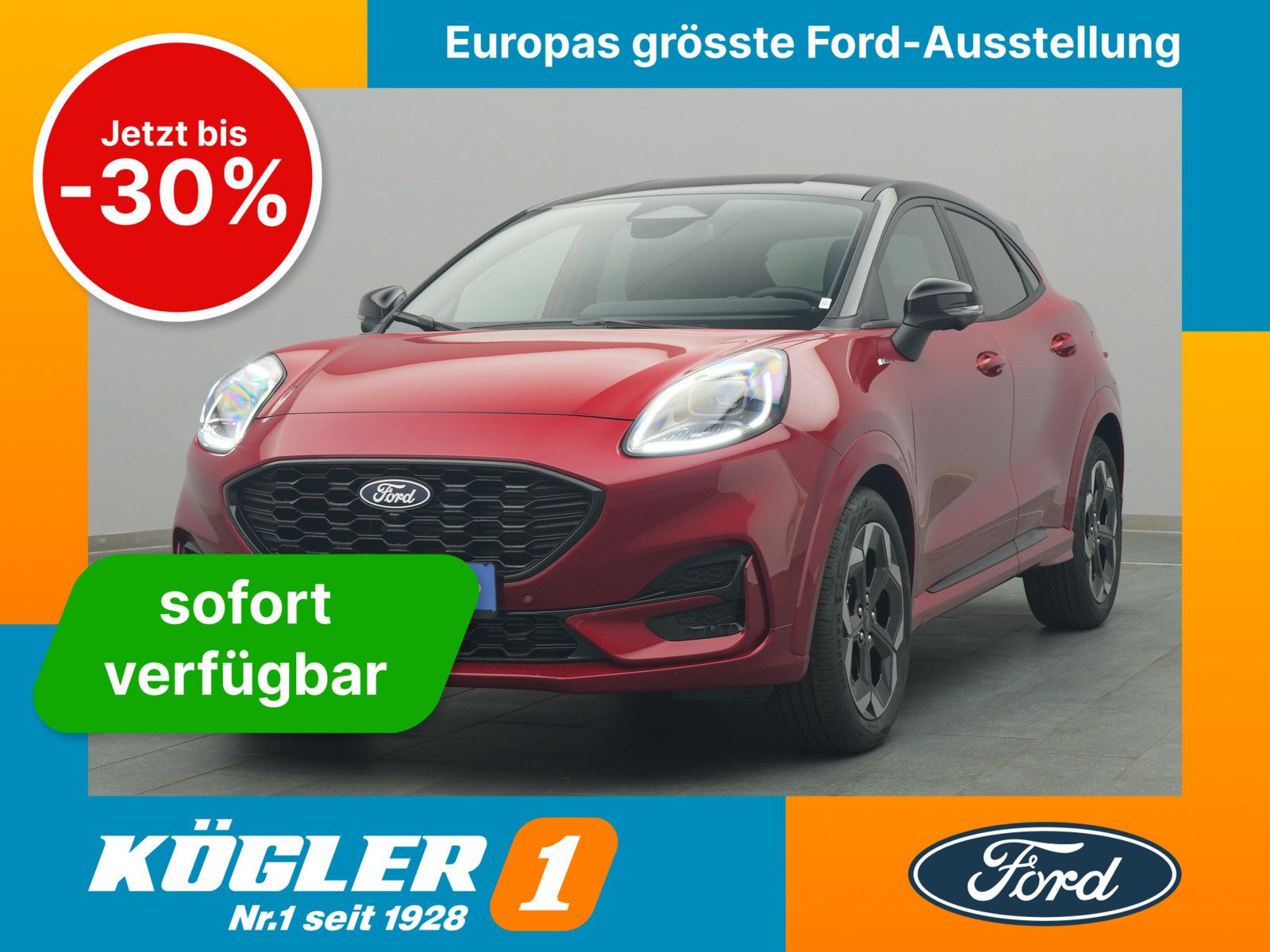 Ford Puma ST-Line X 155PS Aut./Winter-P./Navi -28%*