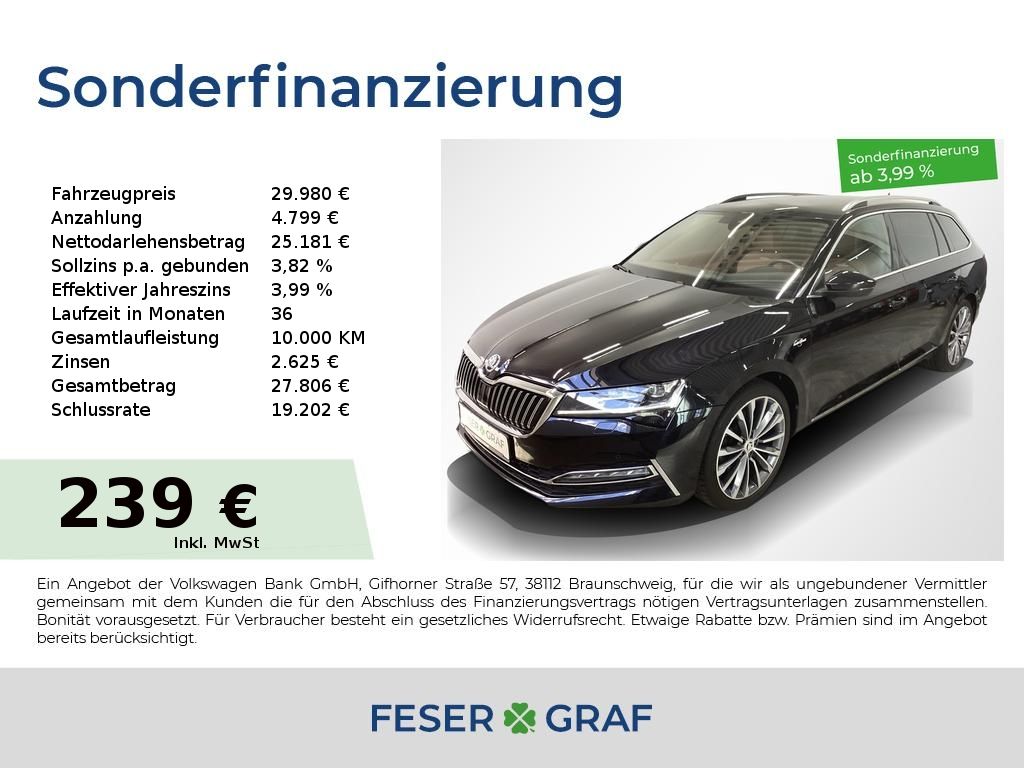 Skoda Superb L&K 2,0l TDI DSG *RFK SHZ MATRIX AHK*