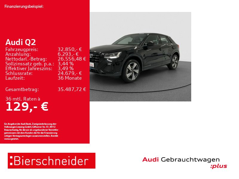 Q2 40 TFSI qu advanced Black 18 CAM ACC SHZ PDC