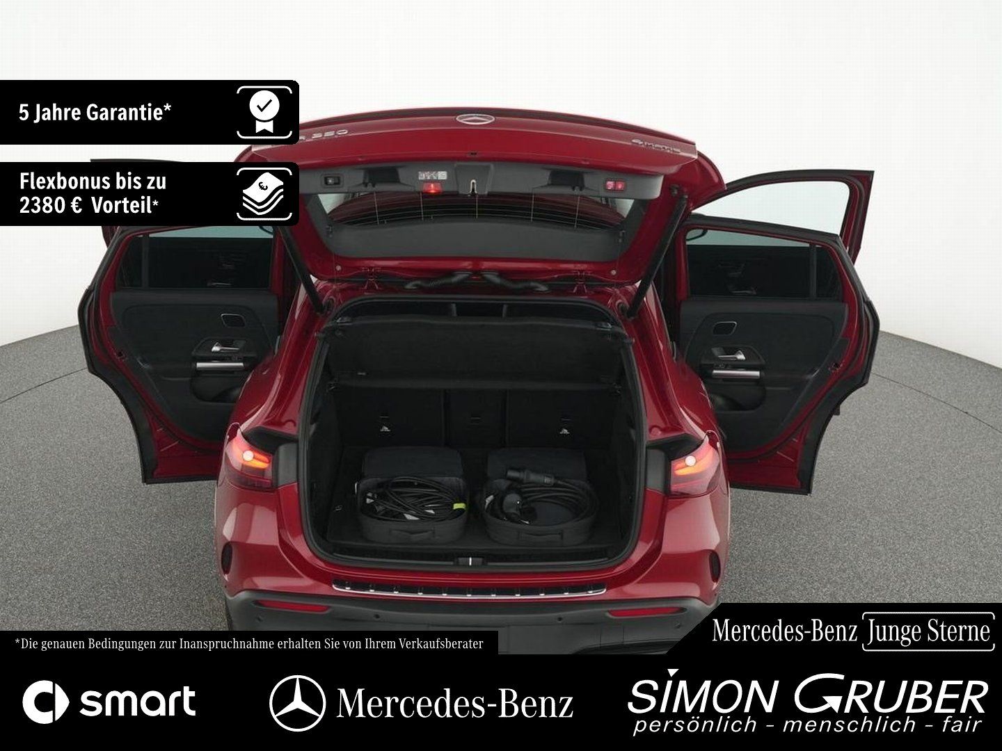 Fahrzeugabbildung Mercedes-Benz EQA 350 4M AMG Night Burm HUD Ambi Pano 360 AHK