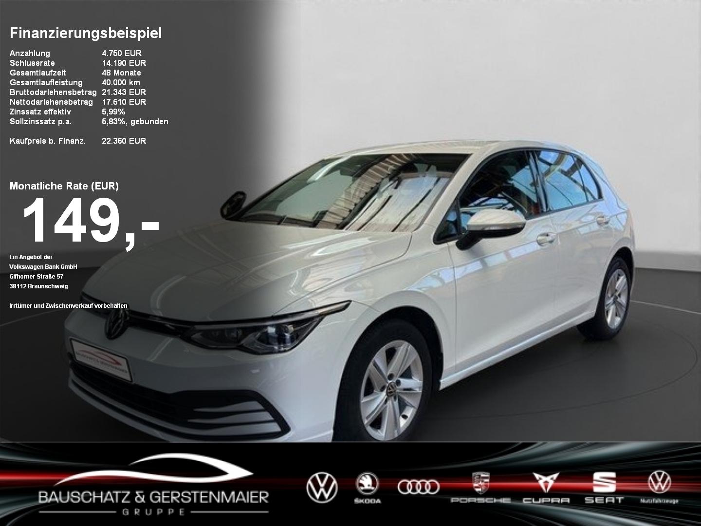 Volkswagen Golf VIII 2.0 TDI DSG Life *AHK*LED*NAVI*RFK* AH