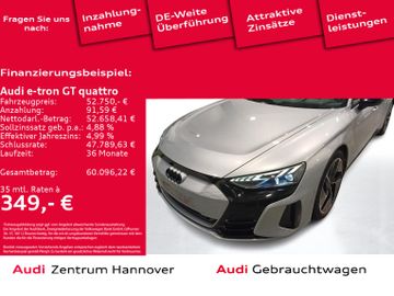 Audi Leasingangebot: Audi e-tron GT quattro Laser Head-Up Standklima Pano