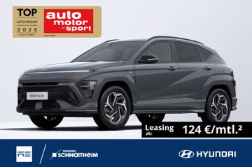 Hyundai Leasingangebot: Hyundai Kona N Line 1.6 T-GDI 180 PS DCT 2WD Ass-P, el.H