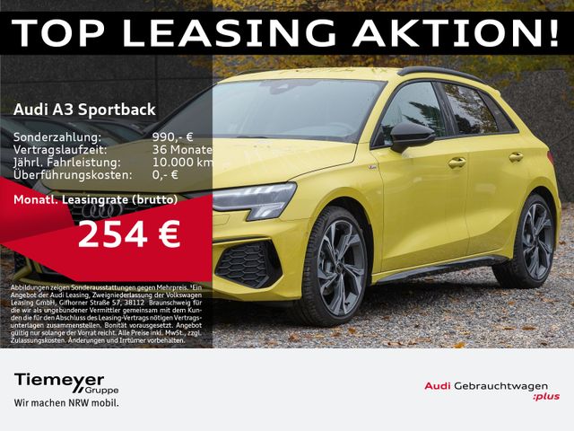 Audi A3 Sportback 35 TFSI 2x S LINE LM18 AHK LEDER