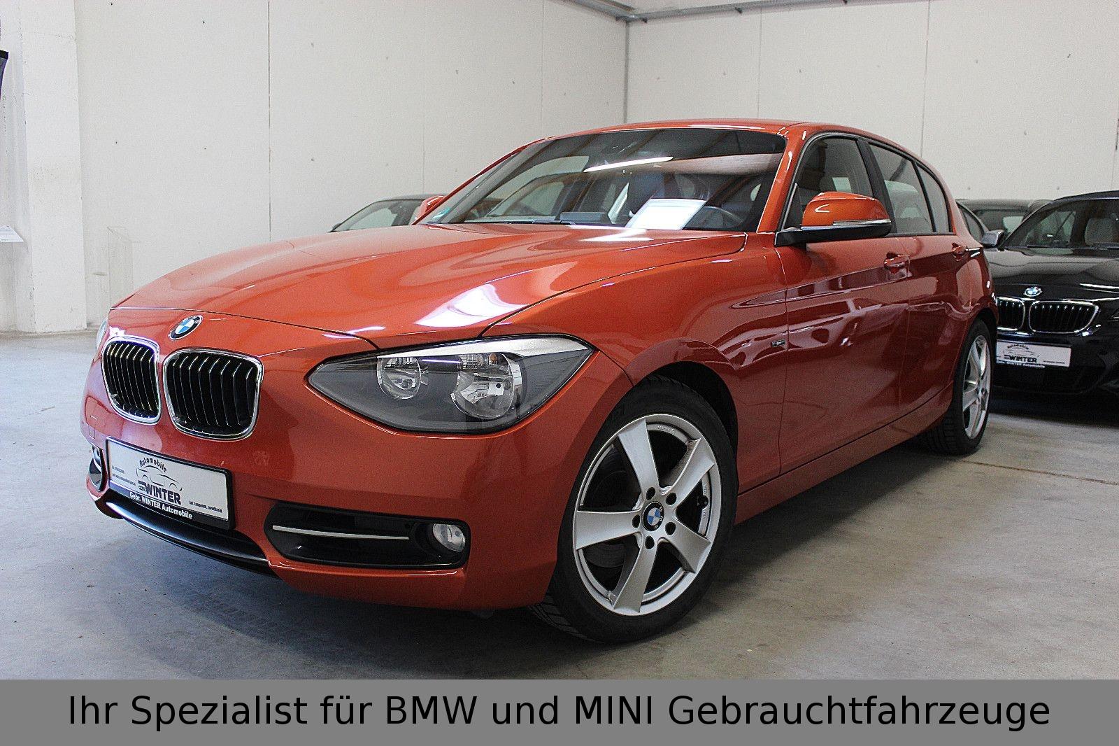 BMW 118i*Sport*Navi*Leder*2.Hand*Wenig KM*Automatik