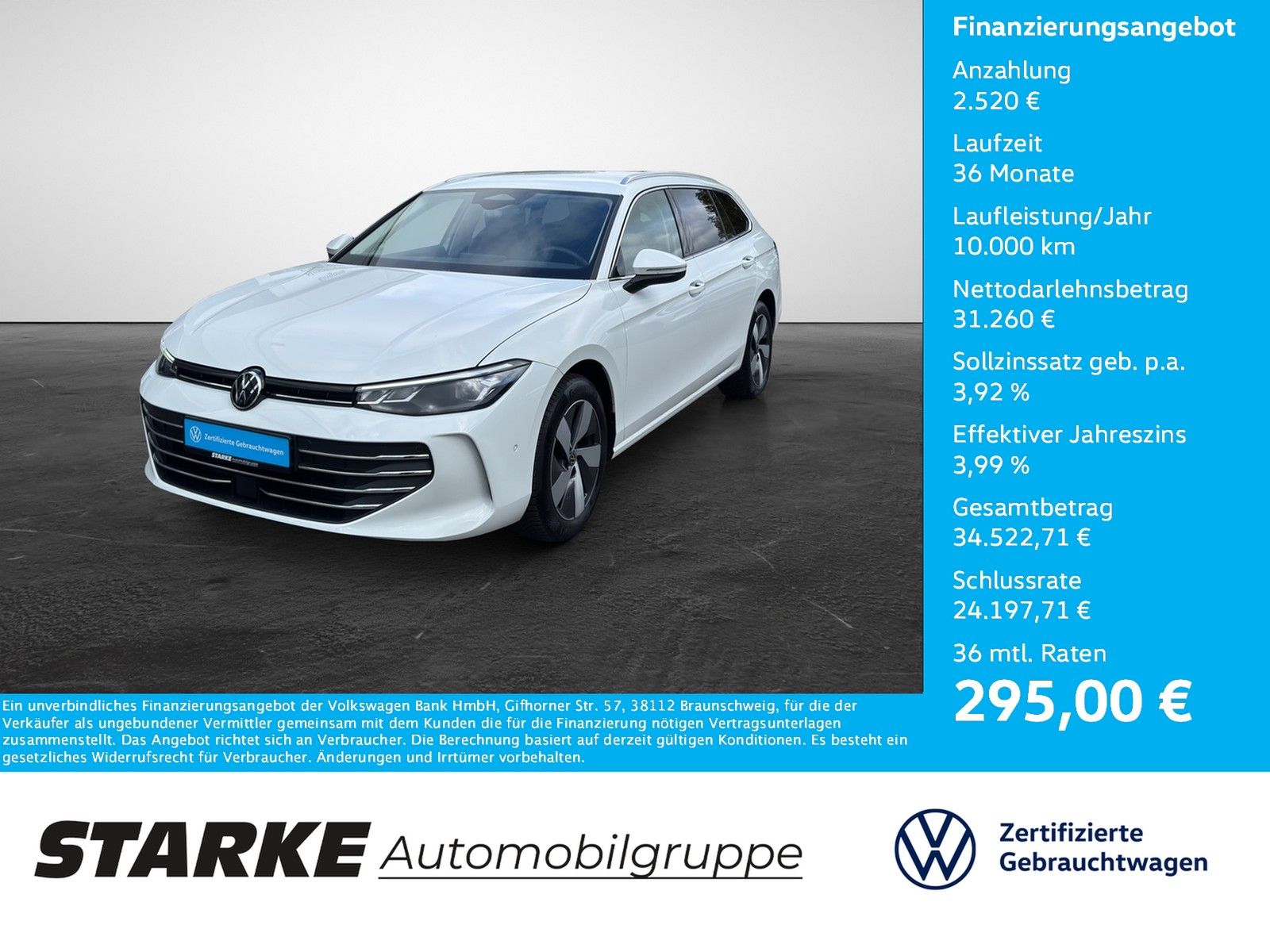 Volkswagen Passat Variant 2.0 TDI DSG Business  AHK Navi LE