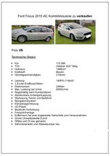 Ford Focus 2015 AC Kombilimousine - Ford Focus: 201
