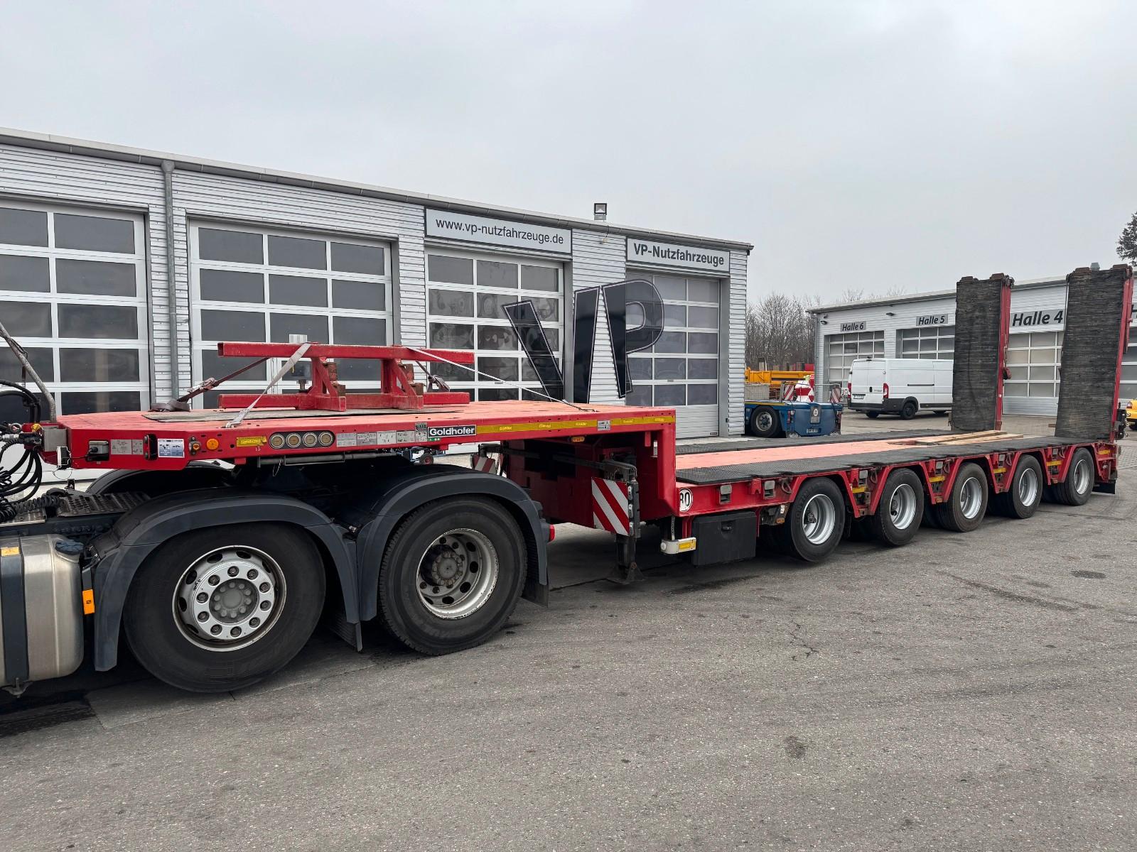 Goldhofer STZ-MPA-5-63/80  12t Achsen Rampen