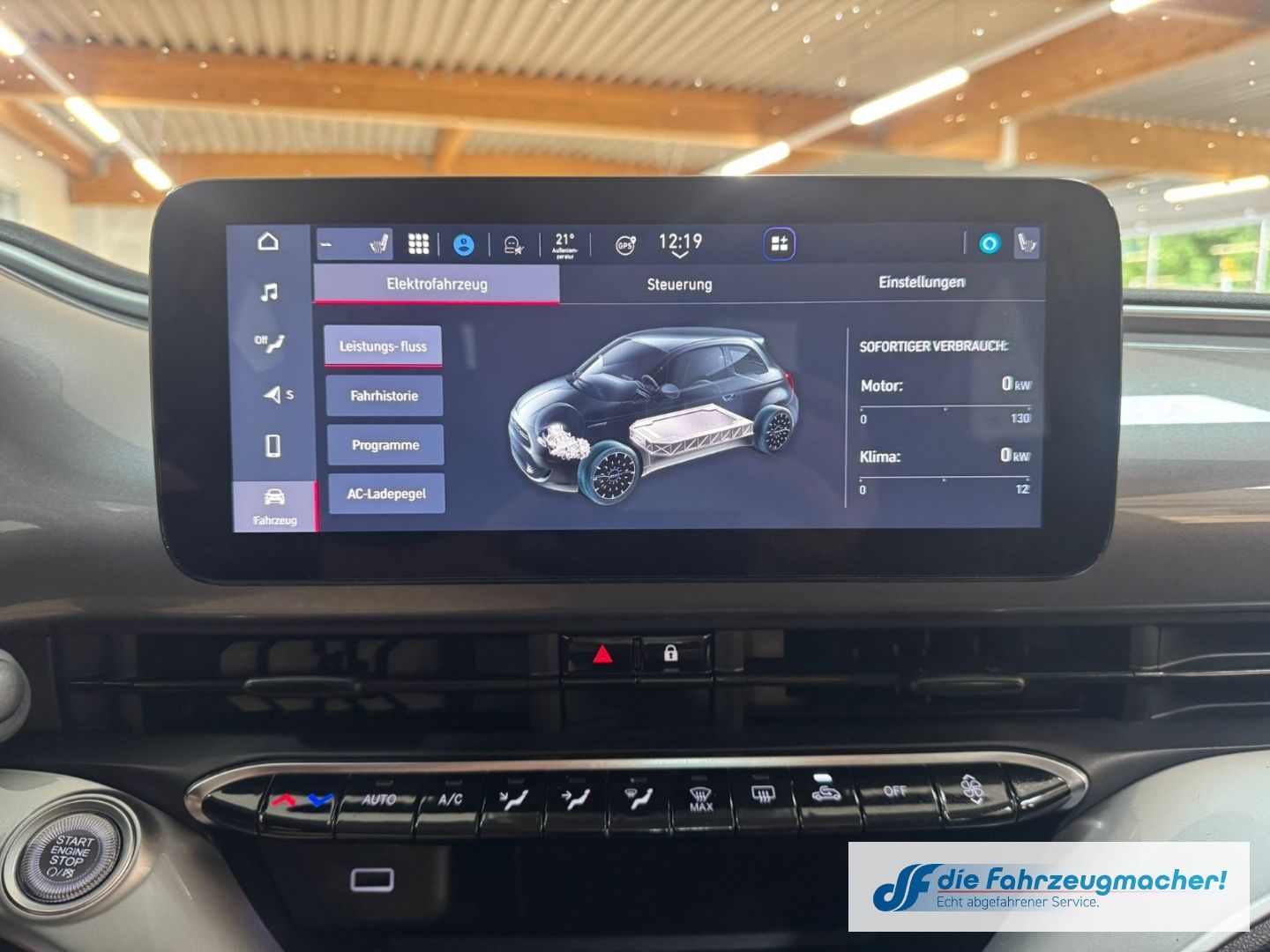 Fahrzeugabbildung Fiat 500 e Icon Navi Digitales Cockpit Memory Sitze A