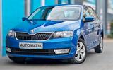 Skoda Rapid Spaceback 90 TDi DSG Sitzhzg AC Auto  BT - blaue Skoda Rapid