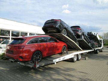 MAN TGM 12.290 Autotransporter+Anhänger Techau 5xPKW