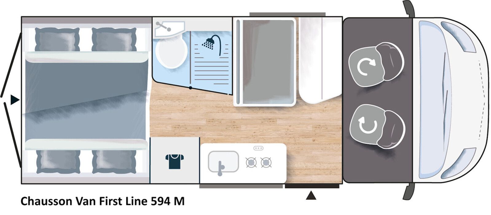 Fahrzeugabbildung Chausson Van First Line V594M Connect Paket Zubehör Paket