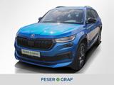Skoda Kodiaq 2.0 TDI 4x4 Sportline AHK Matrix Pano 19" - Skoda Kodiaq mit Diesel-Antrieb: Blau, Alcantara