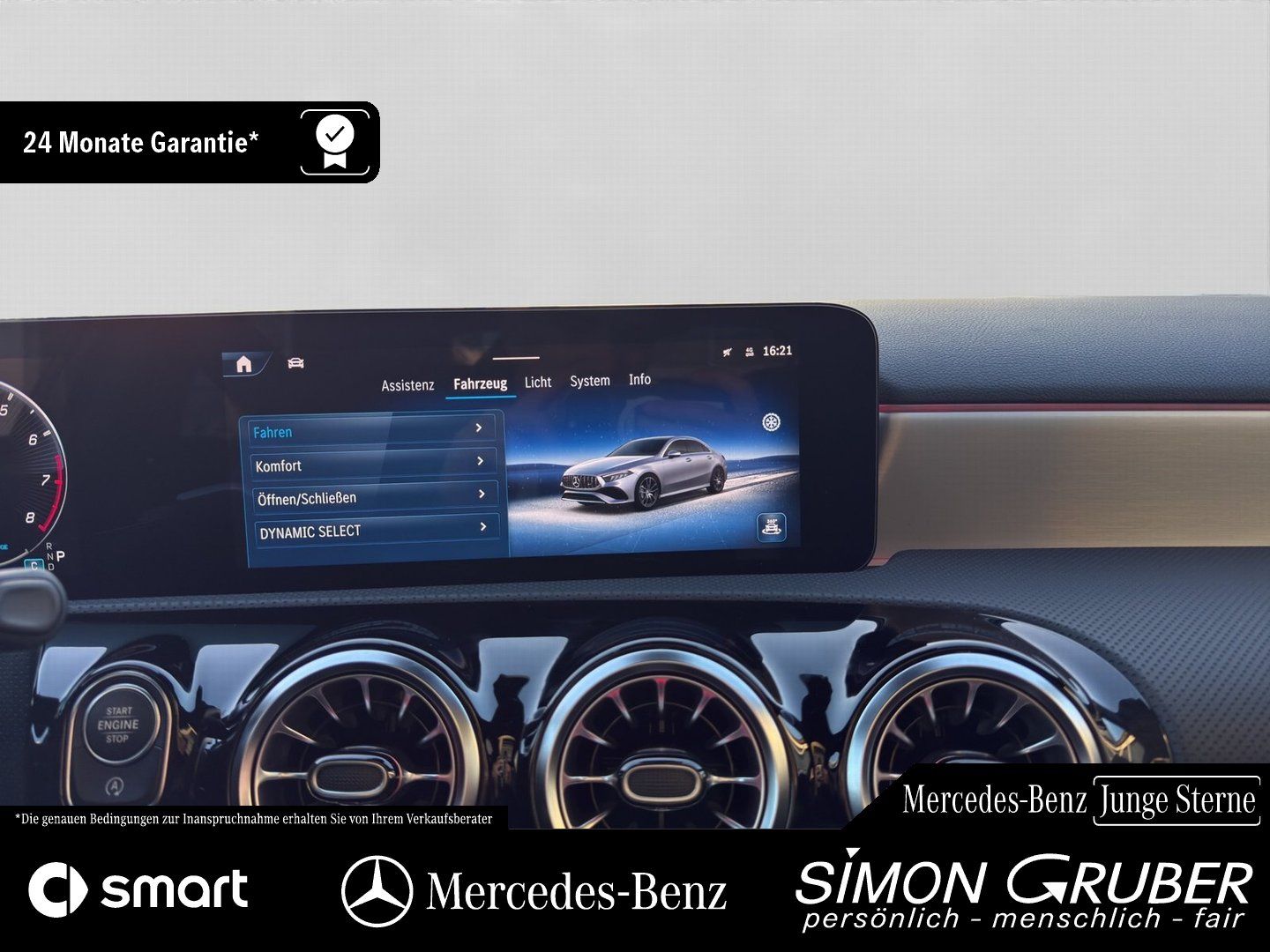 Fahrzeugabbildung Mercedes-Benz A 35 4M AMG Limo Night II Pano HUD 360 Burm Ambi